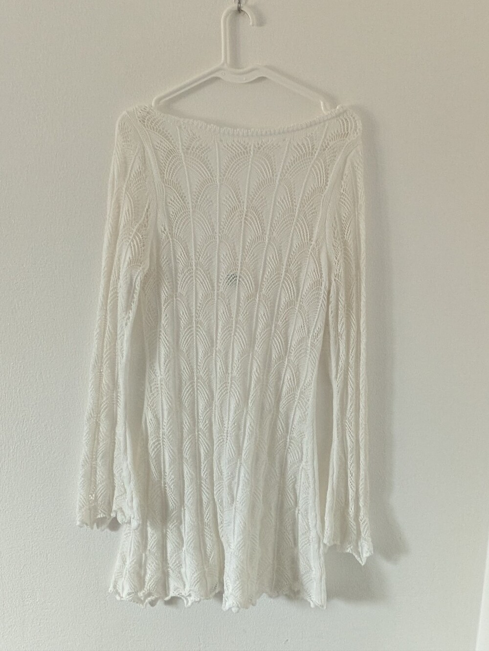 Crochet Cover-up, Bell Sleeves